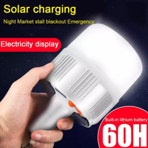 Solar Glow Light Bulb providing eco-friendly, portable illumination for camping and emergency use, powered by solar energy with a weather-resistant design.